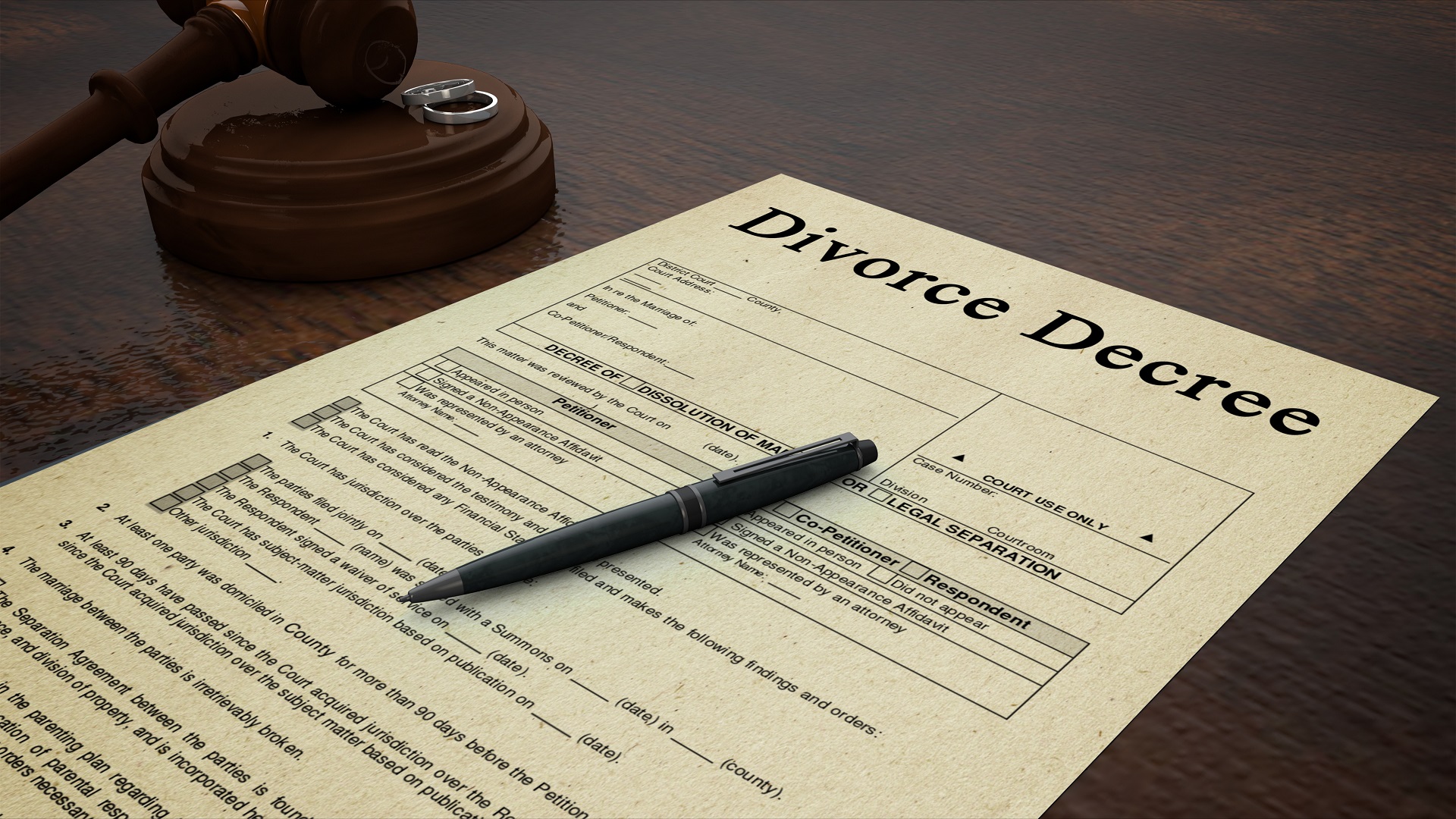 How to get on sale divorce papers